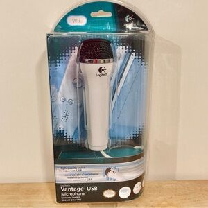 Logitech Vantage USB Microphone for Wii
White